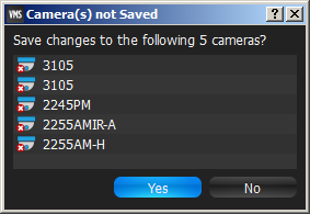Setting Same Parameters for Multiple Cameras - 4